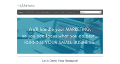 Desktop Screenshot of mymarketor.com